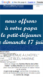 Mobile Screenshot of hotel-bleu-marine.com